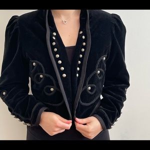 Vintage velvet jacket!